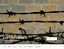 Tablet Screenshot of captivefaith.org